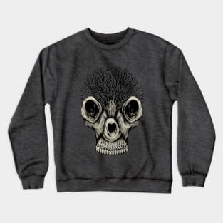 Skull Illusion Crewneck Sweatshirt